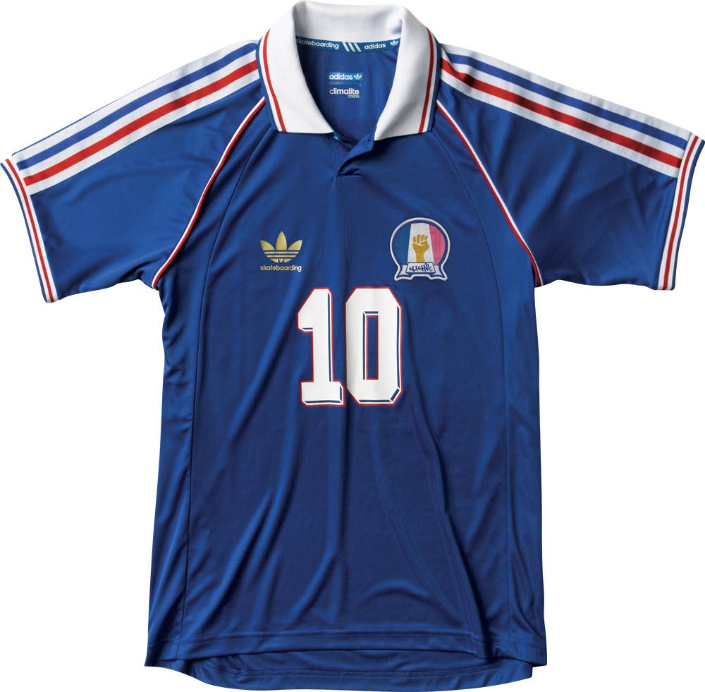 アディダススケートボーディング PUIG ユニフォーム／ゲームシャツ／M adidas Lucas Puig Skate Copa Jersey - TransWorld SKATEboarding