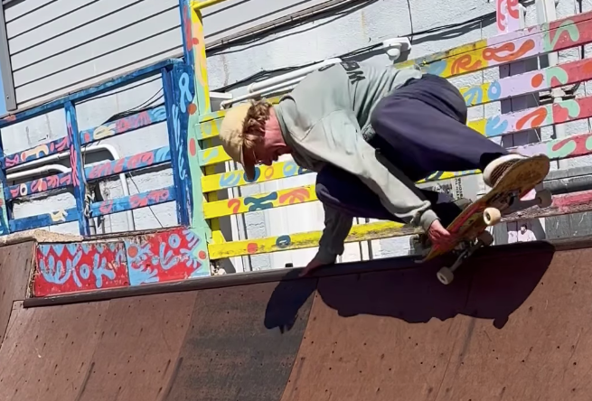 Transworld Express Ramp A Bunch of Tricks You Never See; Skater's Approach To This Ramp Is A ...