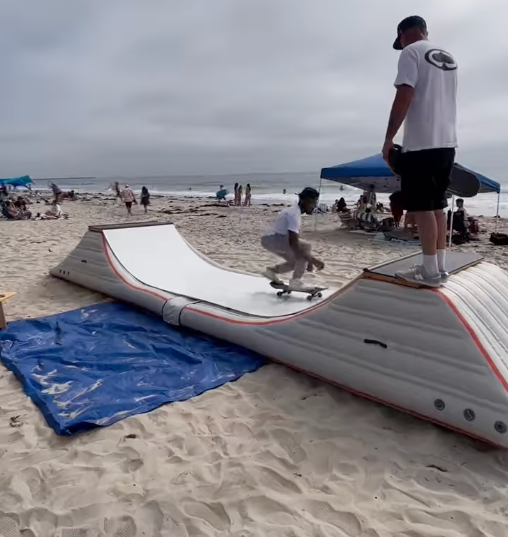 Transworld Express Ramp Would you buy or ride this inflatable mini ramp? - TransWorld SKATEboarding
