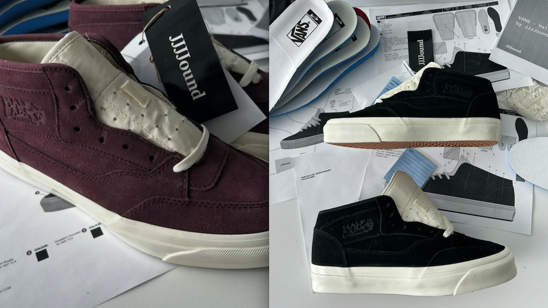 Vans Teases Special-Edition Half Cab by JJJJound in Black and