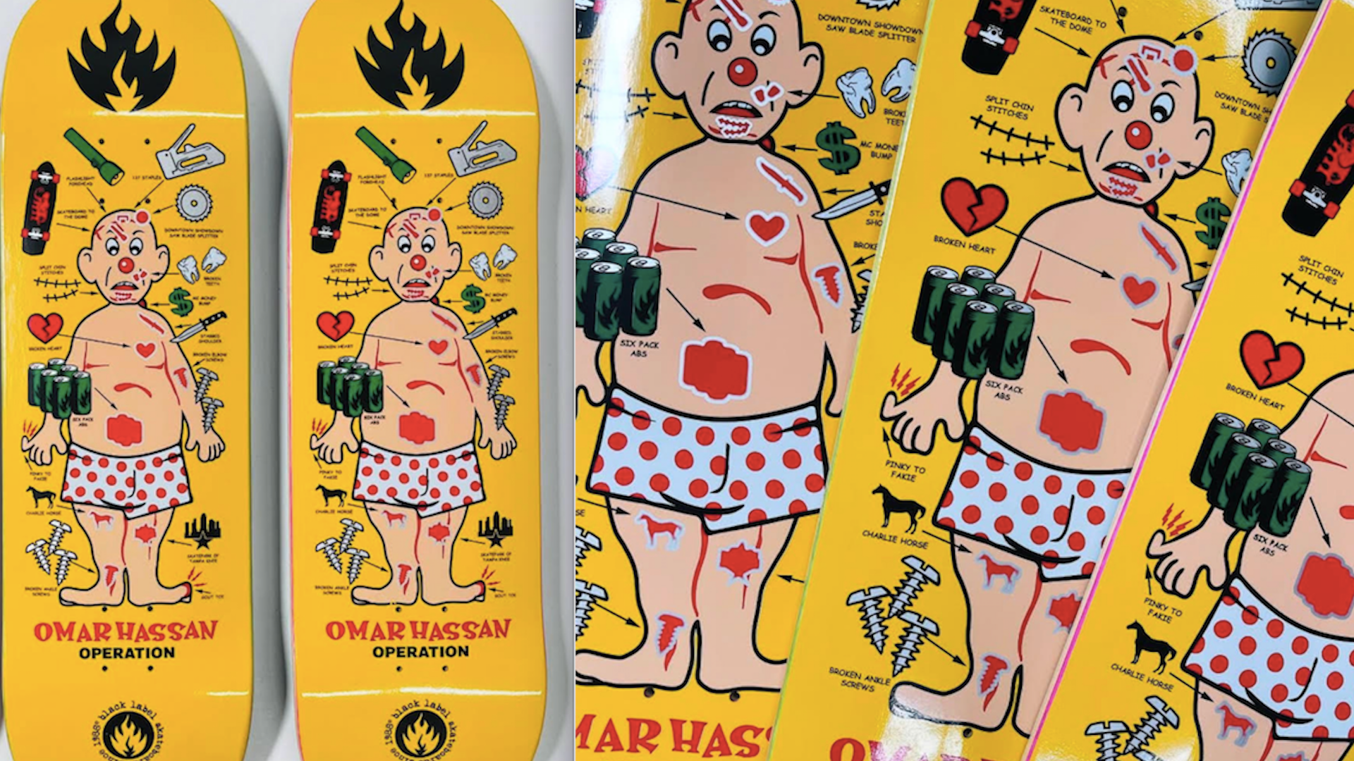 Black Label Skateboards Brings Back Omar Hassan's Classic