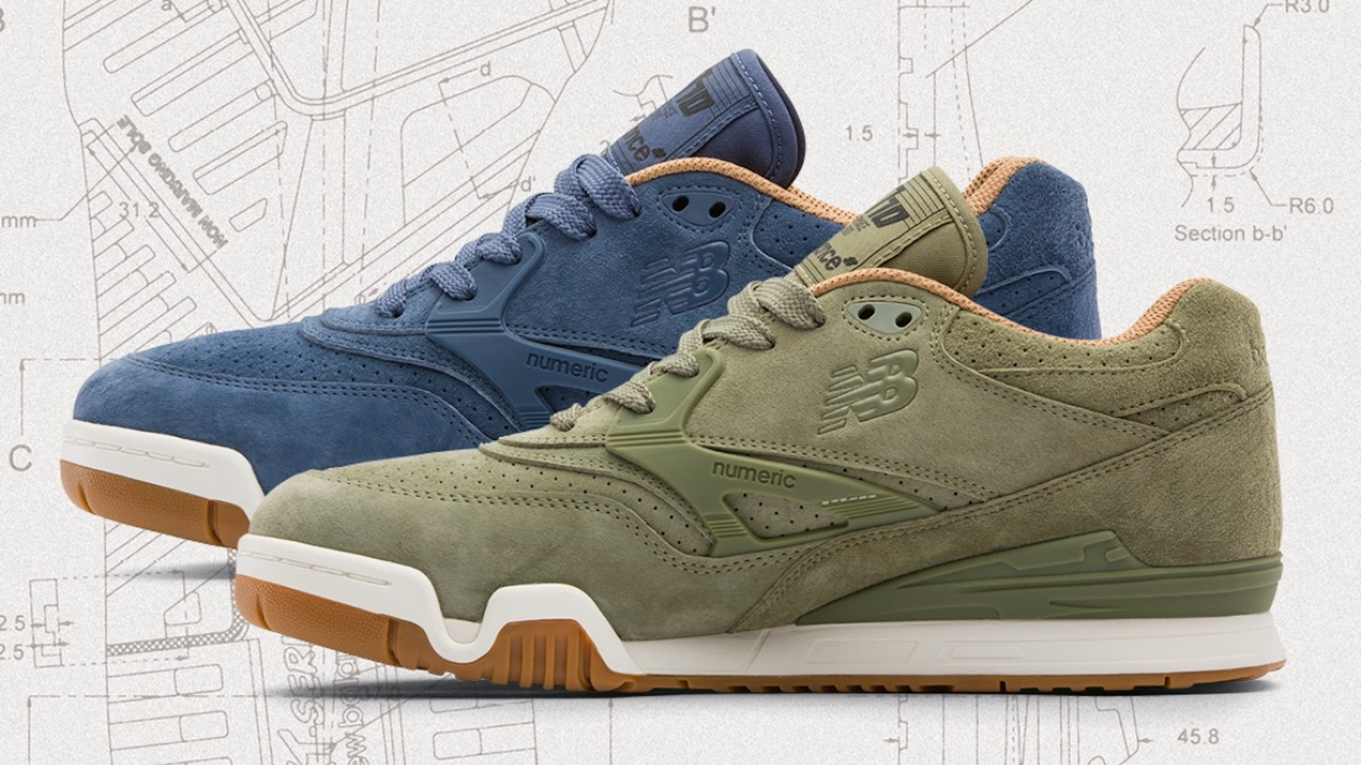 Look: New Balance Numeric Drops Two Clean New Colorways of the 770