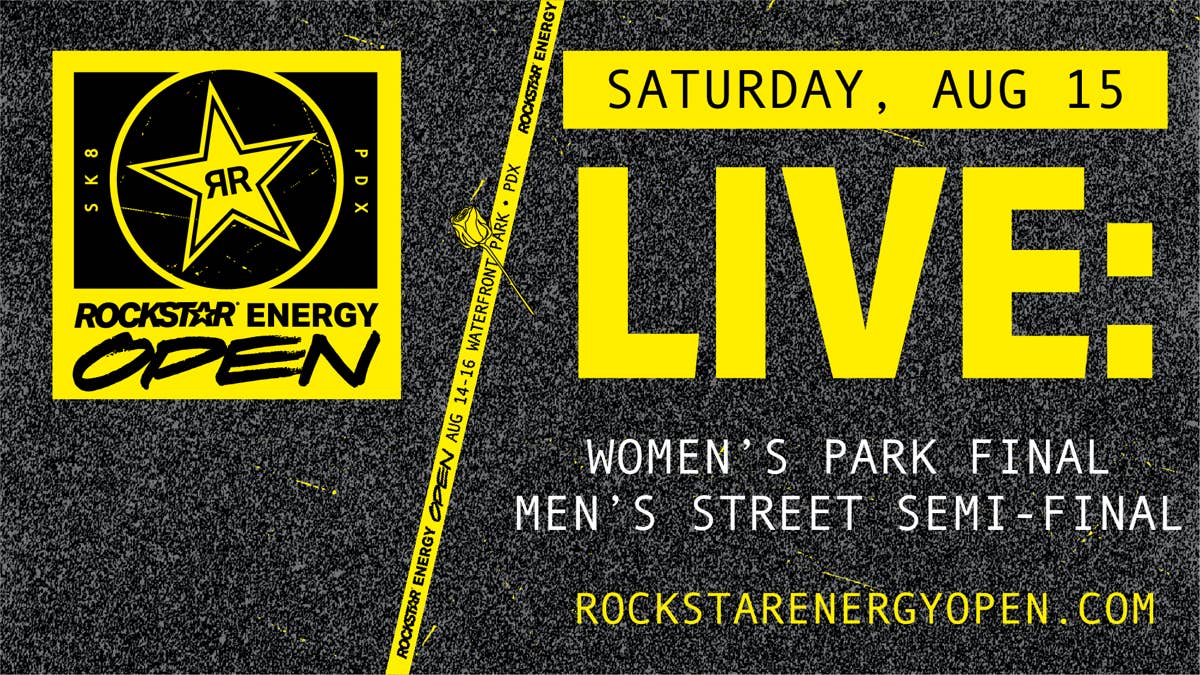 Rockstar Energy Open 2026 Day 2 – Women’s Park Final, Men’s Street Semi-Final, Dickies Best Trick Cash Jam