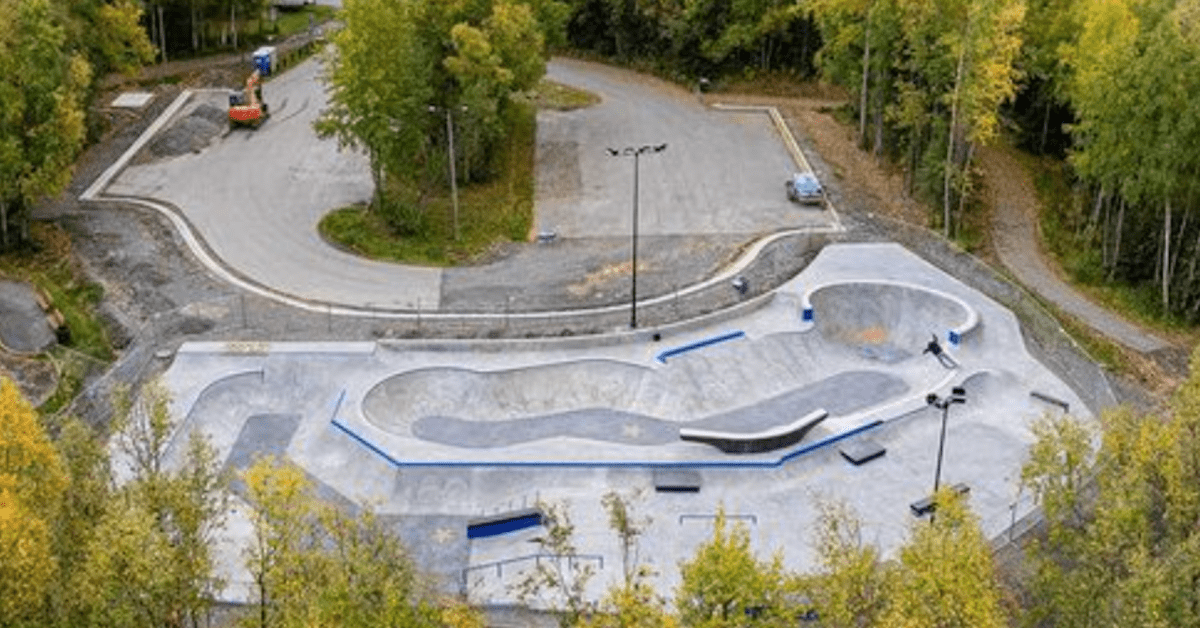 Look Grindline Shares Photos of the Epic New Taku Lake Skatepark in