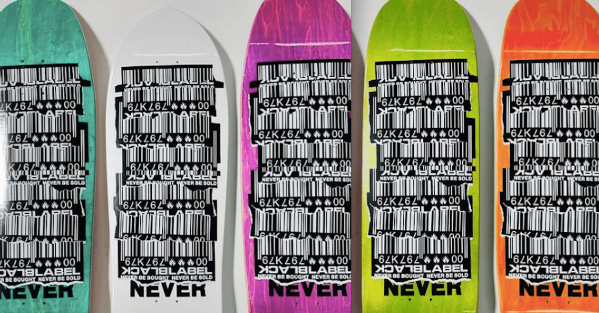 Black Label's New Barcode “Shredded” Graphic Comes In 15 Different