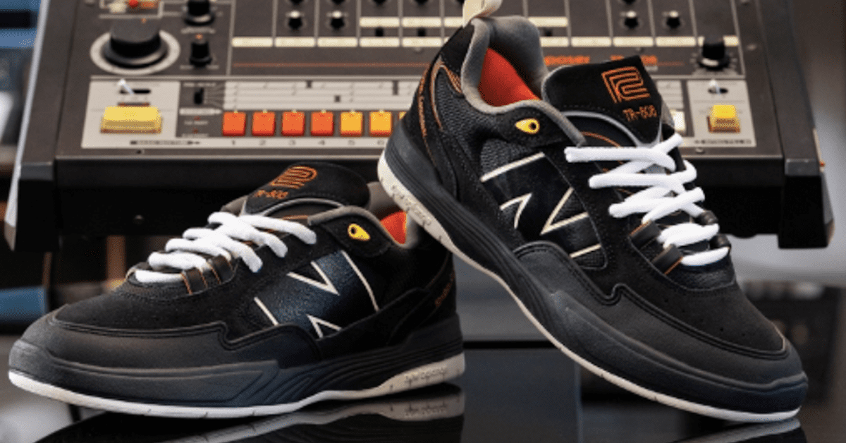 First Look: New Balance Teases Tiago Lemos NM808 X Roland Collab Shoes -  TransWorld SKATEboarding Magazine