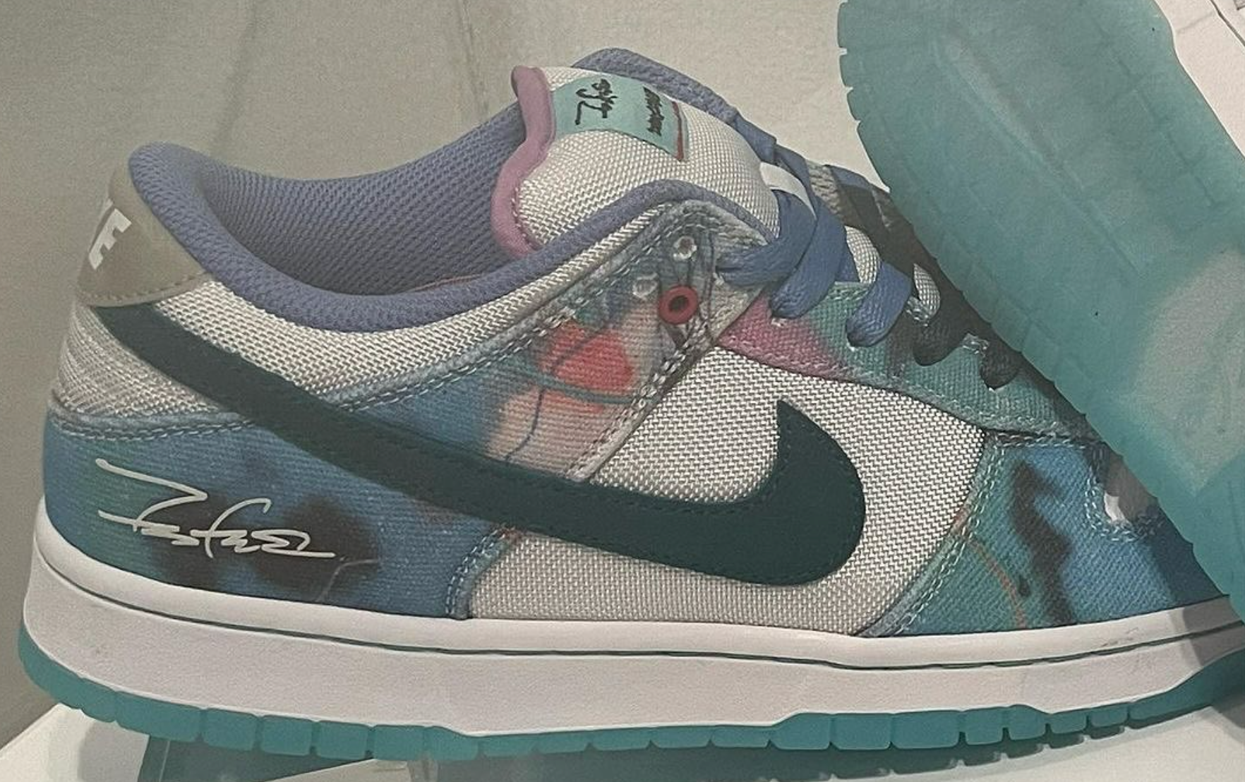 The Rare Nike Dunk Low Virgil Abloh x Futura Laboratories Shoes