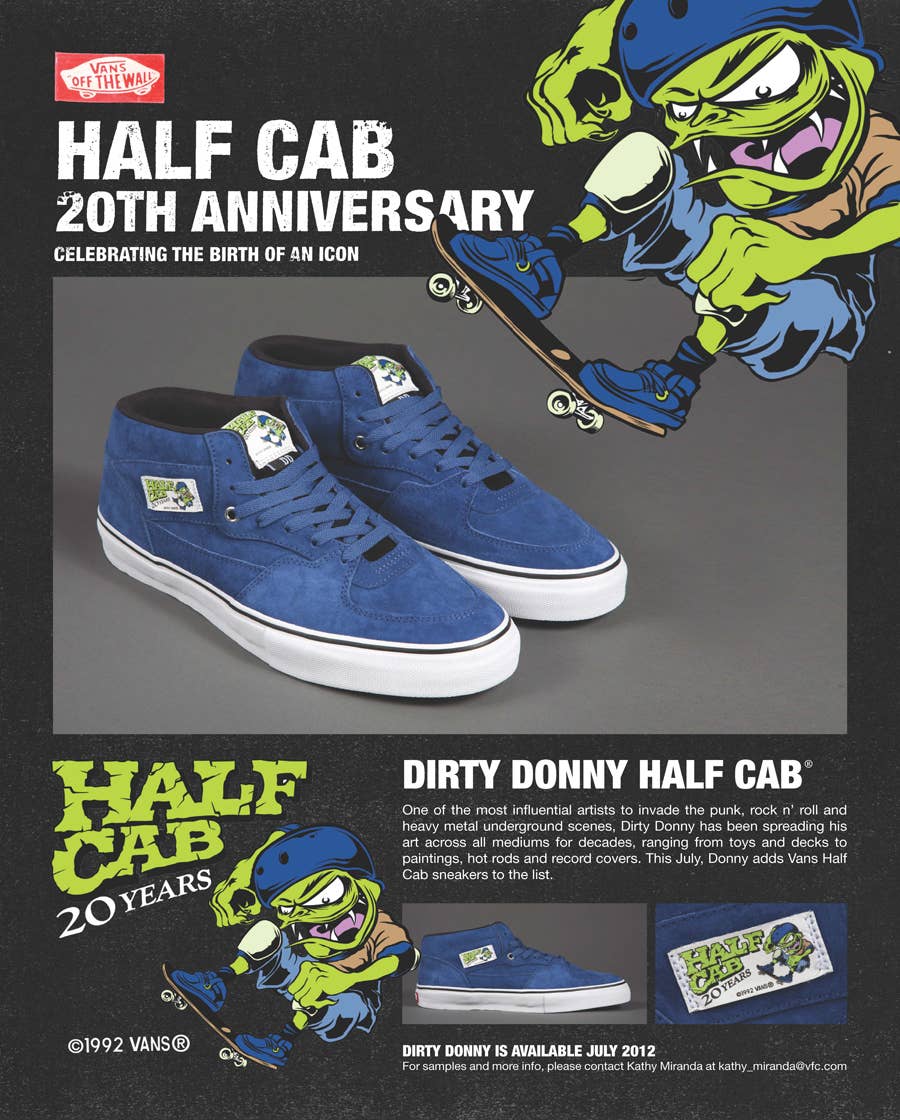 Vans 20th Anniversary Half Cab Artist Series, Dirty Donny