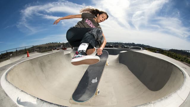 Vans shoe skateboard deck top