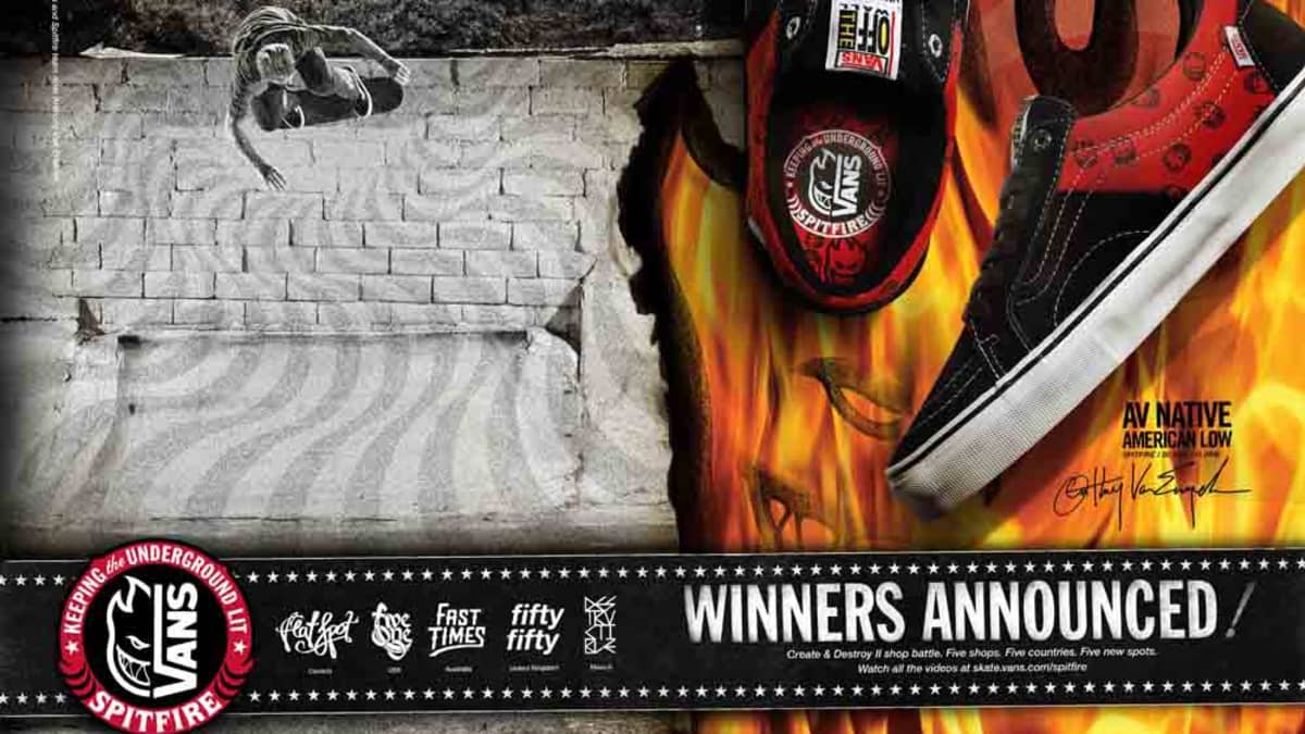 Vans sales spitfire collab