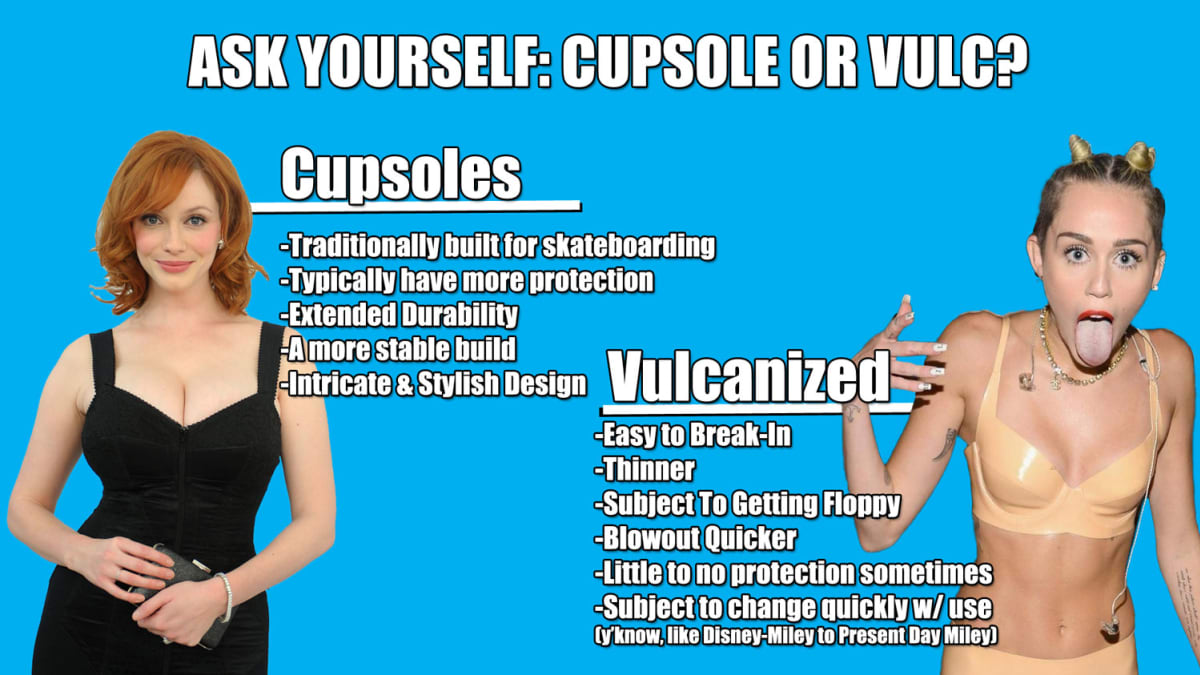 Cupsole vs vulc 2025