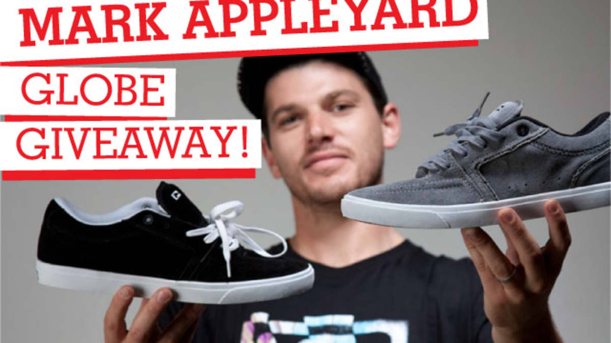 Mark Appleyard Globe Giveaway TransWorld SKATEboarding Magazine