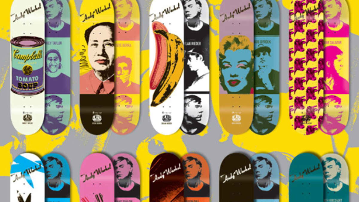 「数量限定 在庫処分セール」 Warhol Andy x Workshop Alien スケートボード
