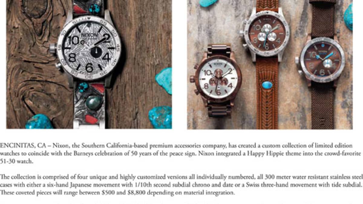 Nixon Barneys New York Holiday TransWorld SKATEboarding Magazine