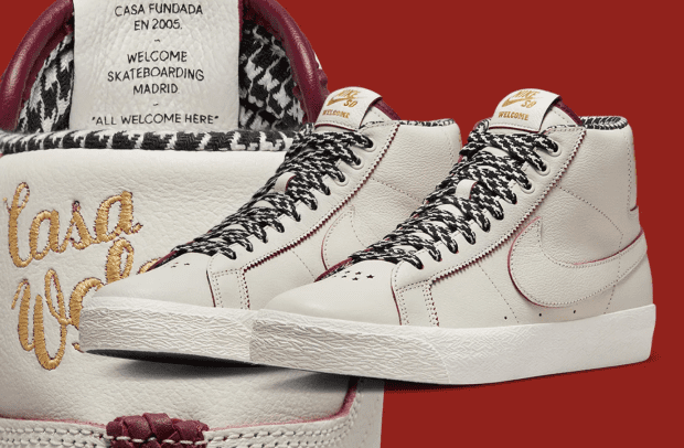 Welcome Skateboarding Madrid X Nike SB Blazer Mid Collab Dropping