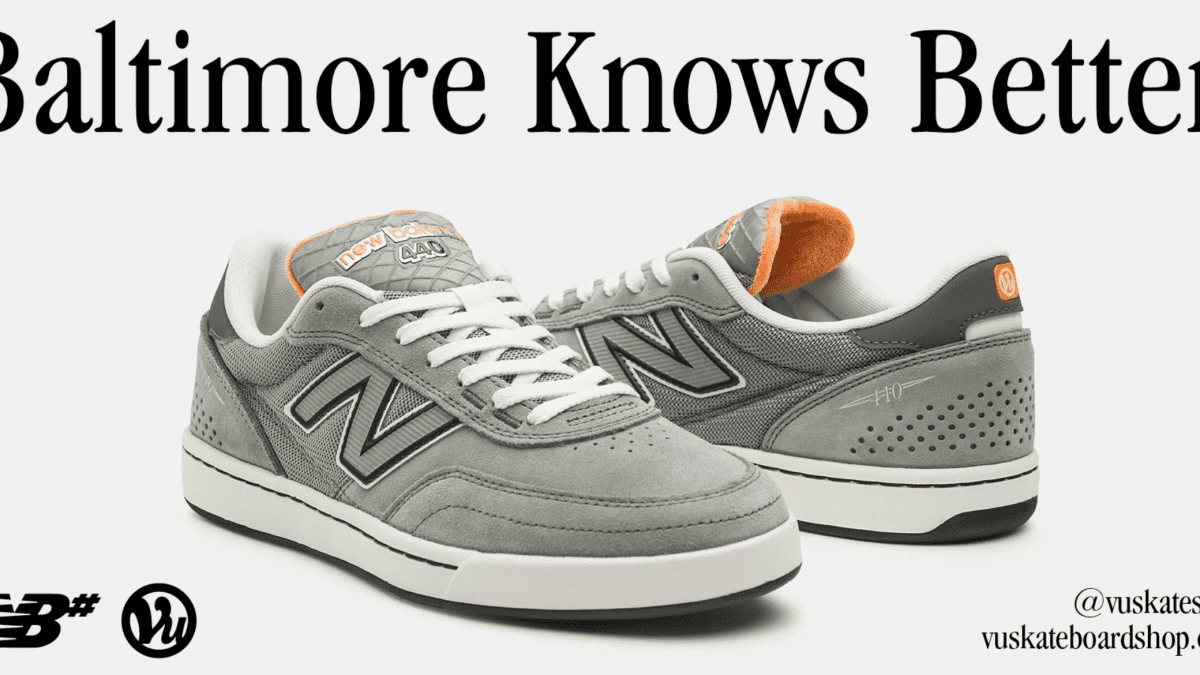 靴 Balance street wear shoes New Balance Numeric x Vu Skate Shop Collaborate on 440v2