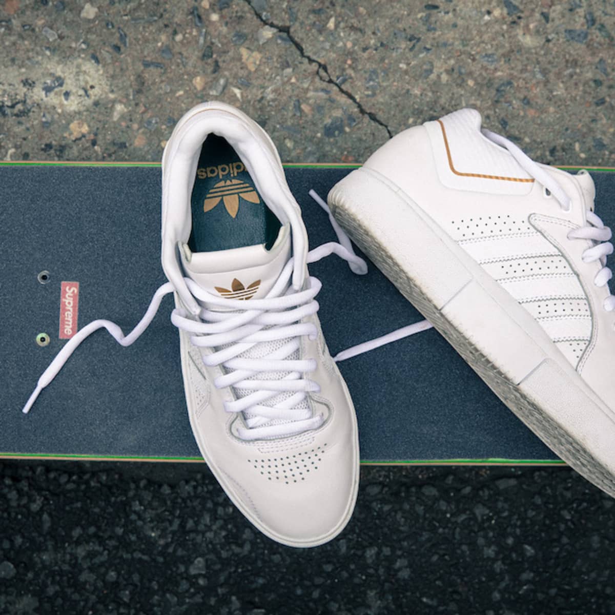 Adidas tyshawn triple white best sale
