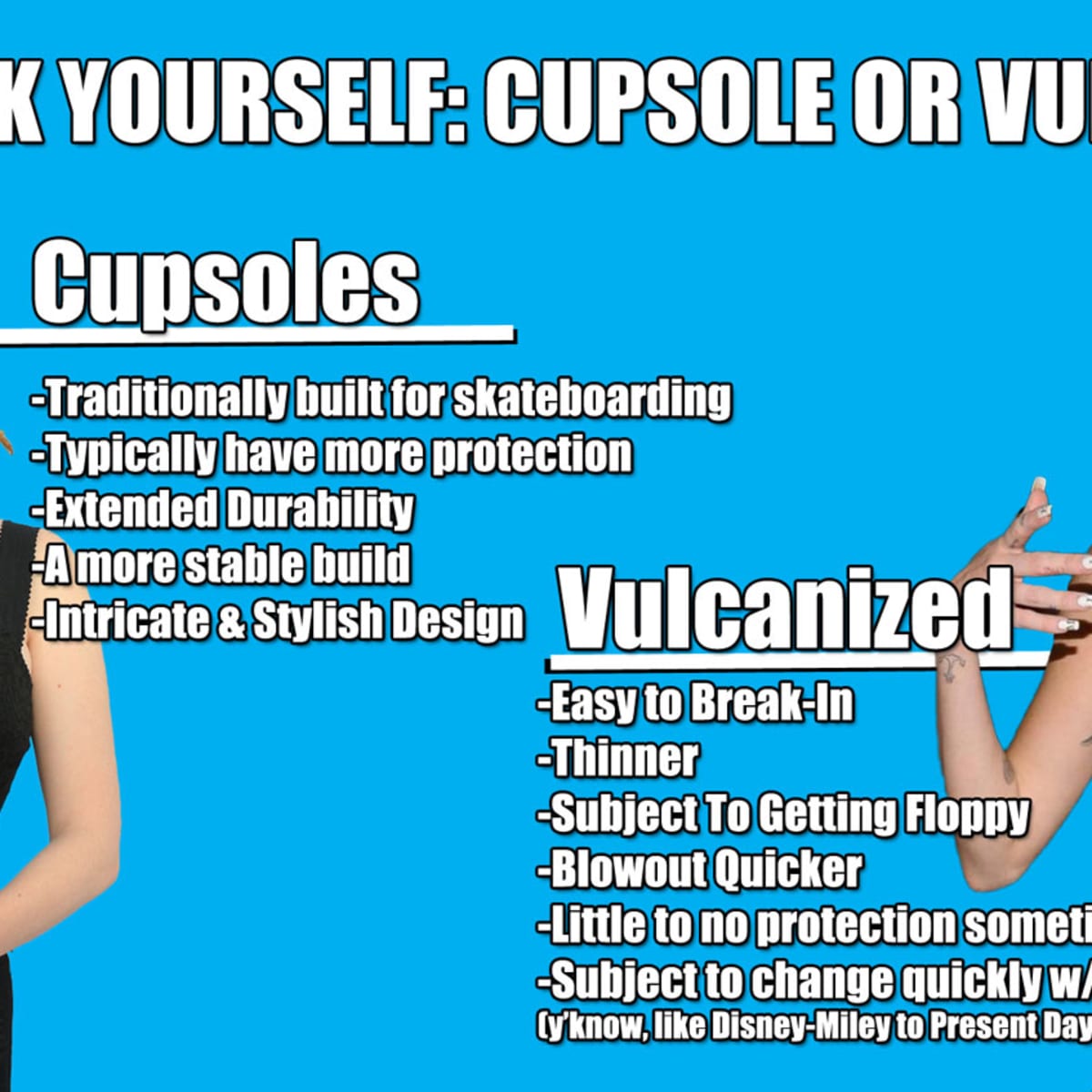 Vulc vs cupsole online