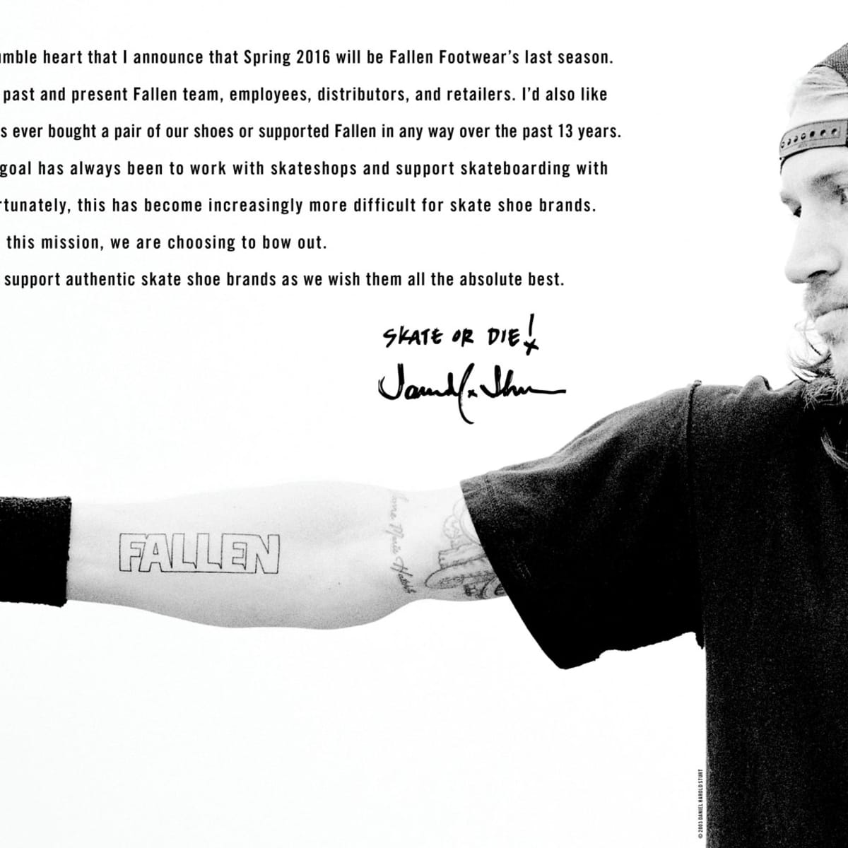 RIP Fallen Footwear TransWorld SKATEboarding Magazine