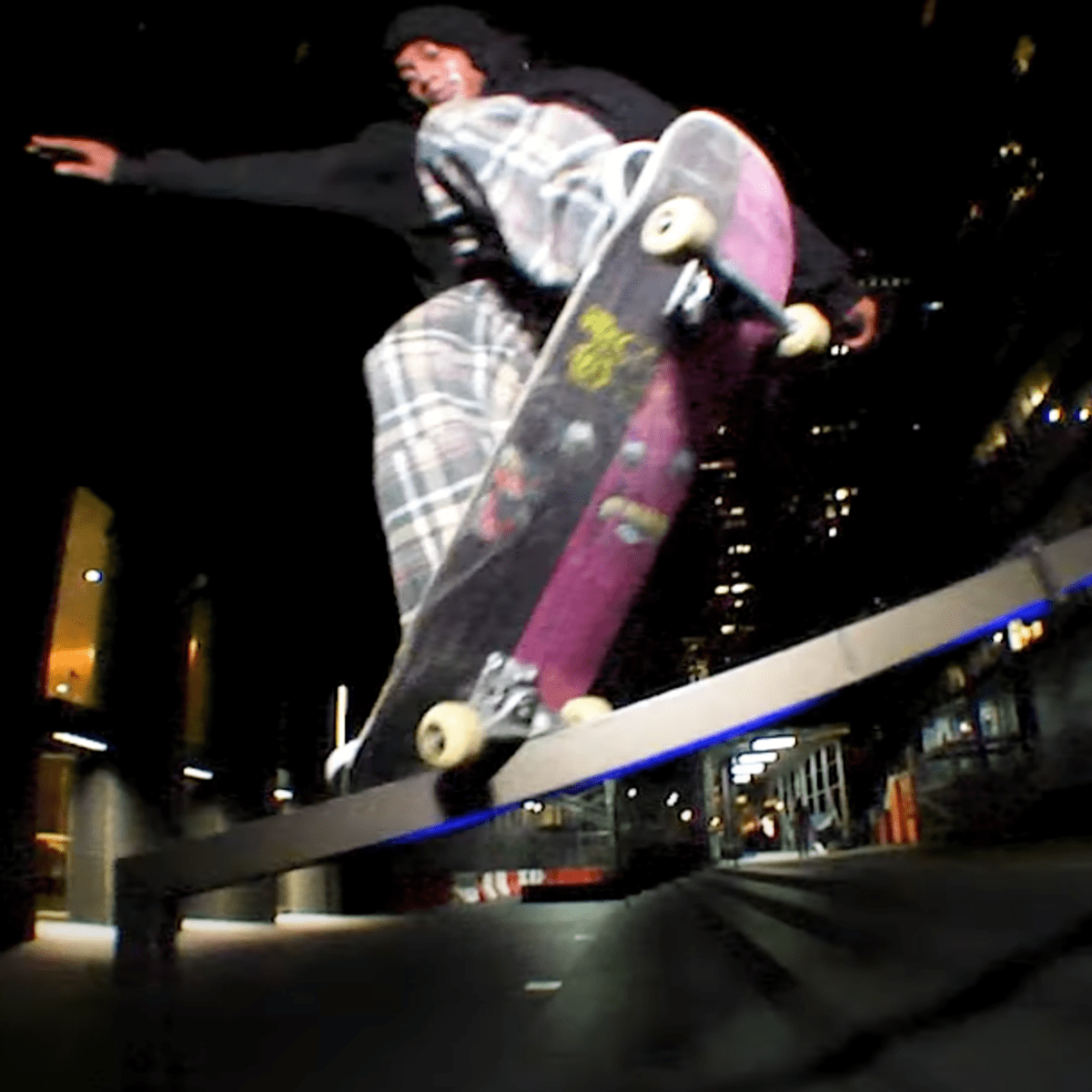 Bill Strobeck's take on skating midtown Manhattan at night