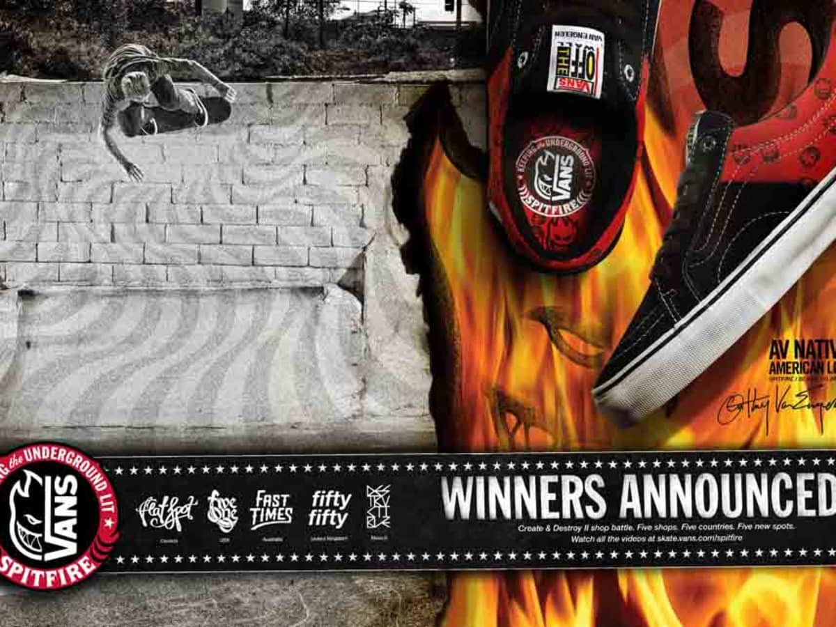 Vans spitfire collab sale