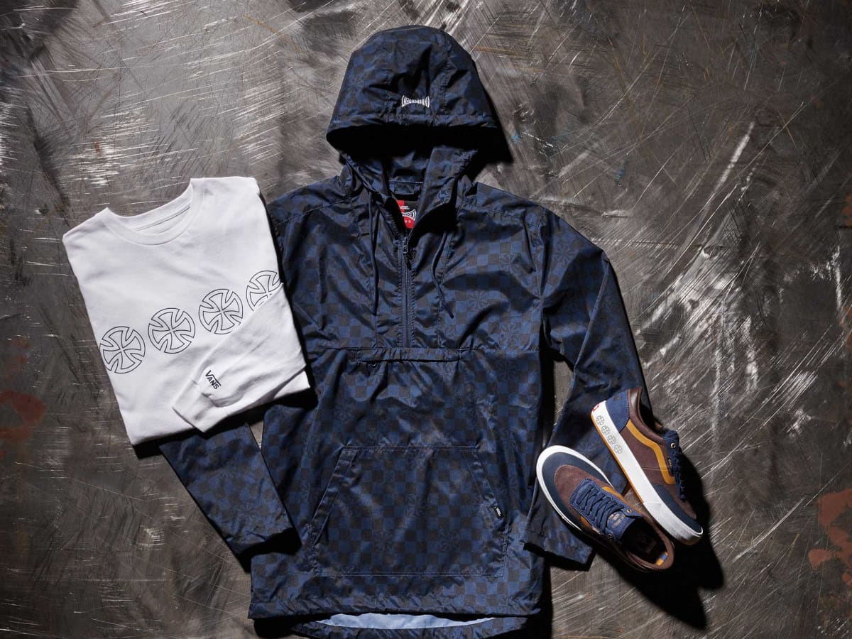 Vans x best sale independent checkerboard anorak