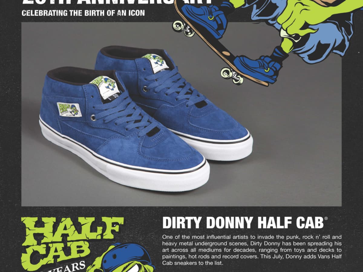 Vans 20th Anniversary Half Cab Artist Series Dirty Donny TransWorld SKATEboarding Magazine