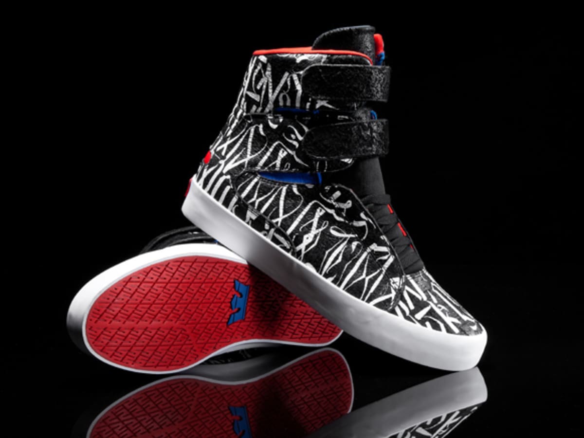 Supra society deals white red navy