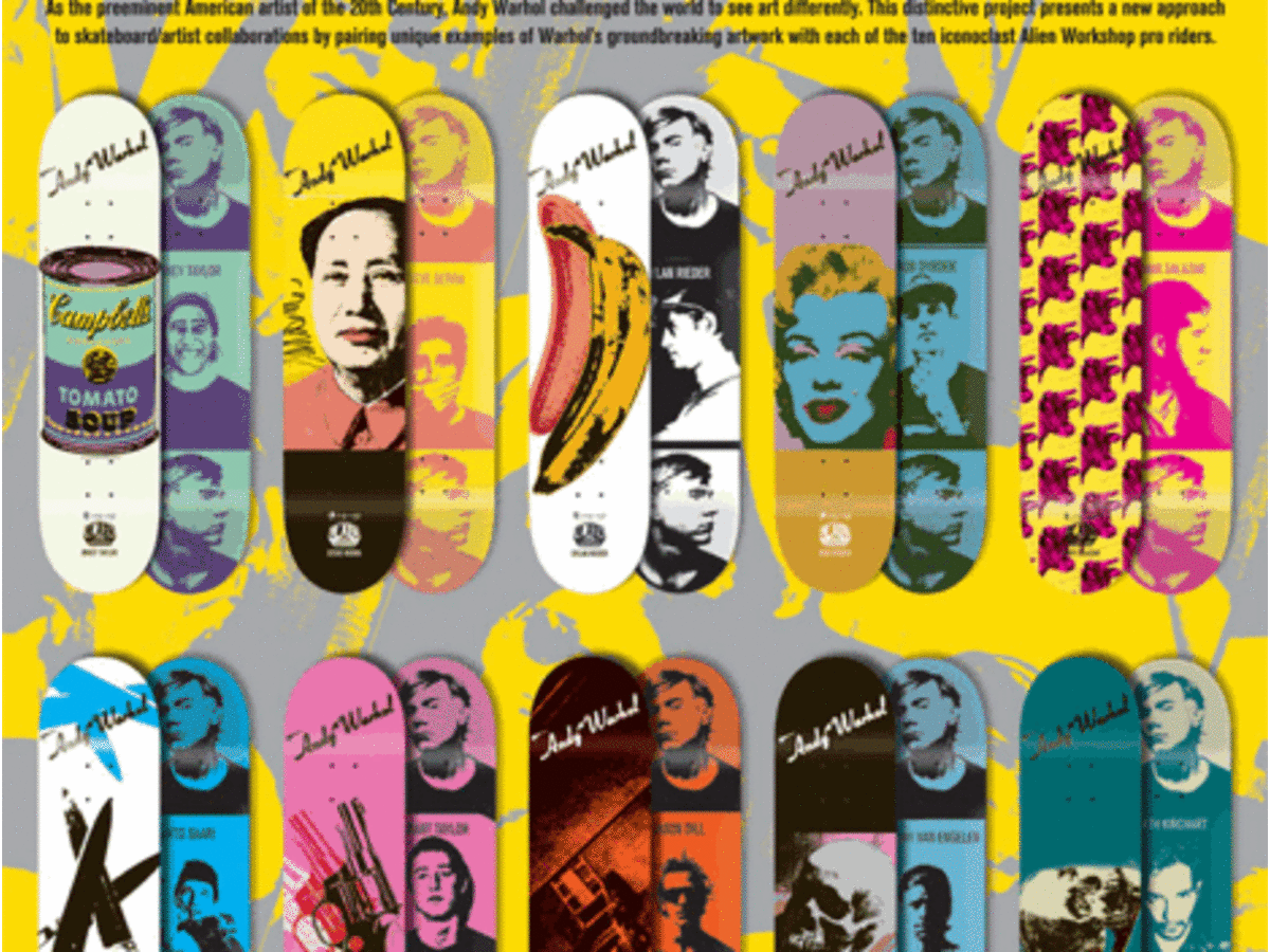 スケートボード (Steve Berraモデル) アンディウォホール
