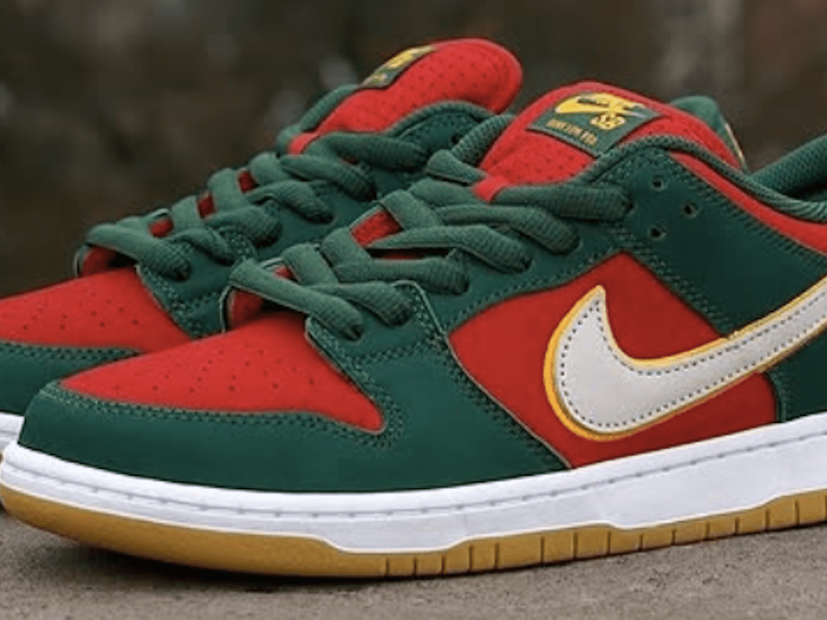 靴 NIKE SB Dunk Low \"Seattle Supersonics\" The Nike SB Dunk Low 