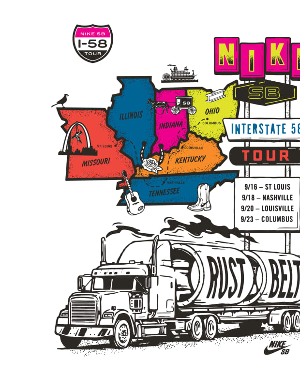 Nike SB INTERSTATE58 Tour South TransWorld SKATEboarding Magazine