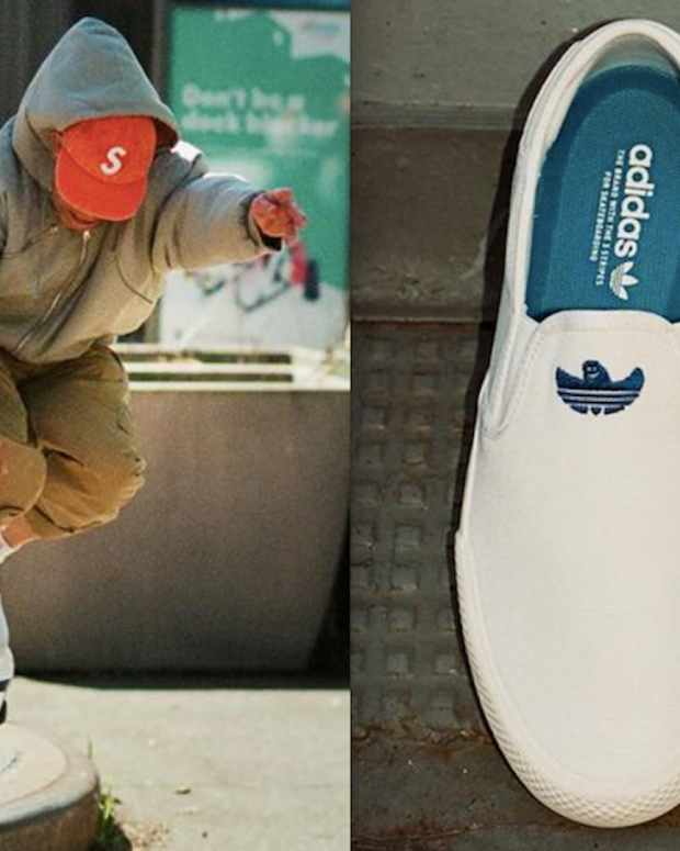 Look com adidas slip on deals