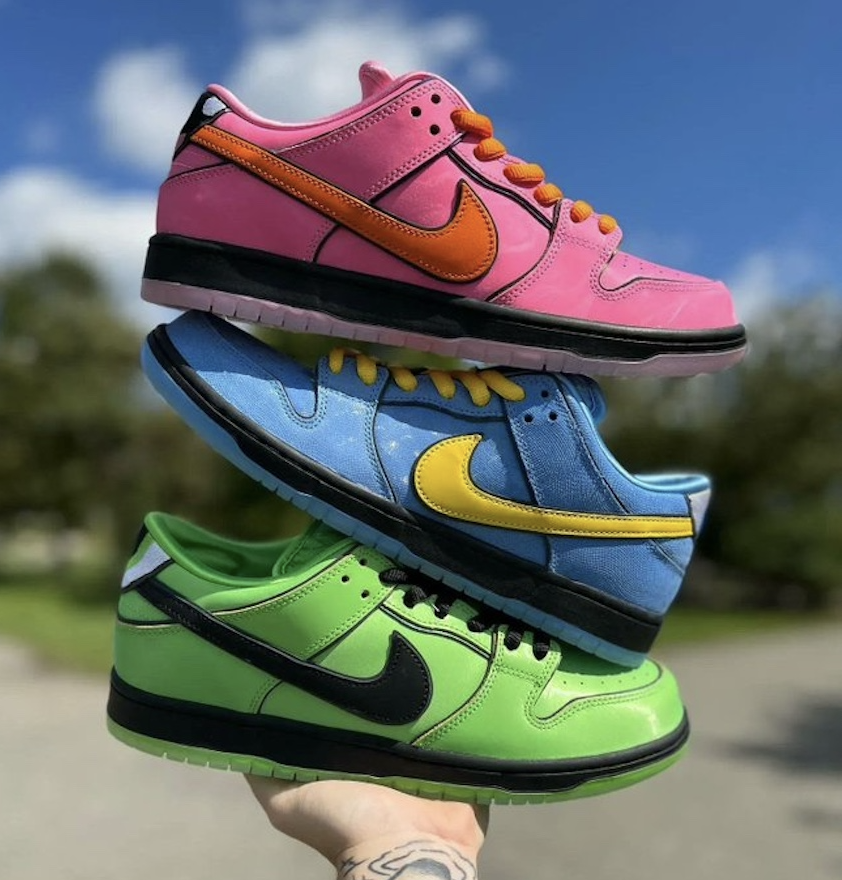 The Powerpuff Girls × Nike SB TD Nike SB Dunk Low The Powerpuff Girls Bubbles (TD) - FZ8830