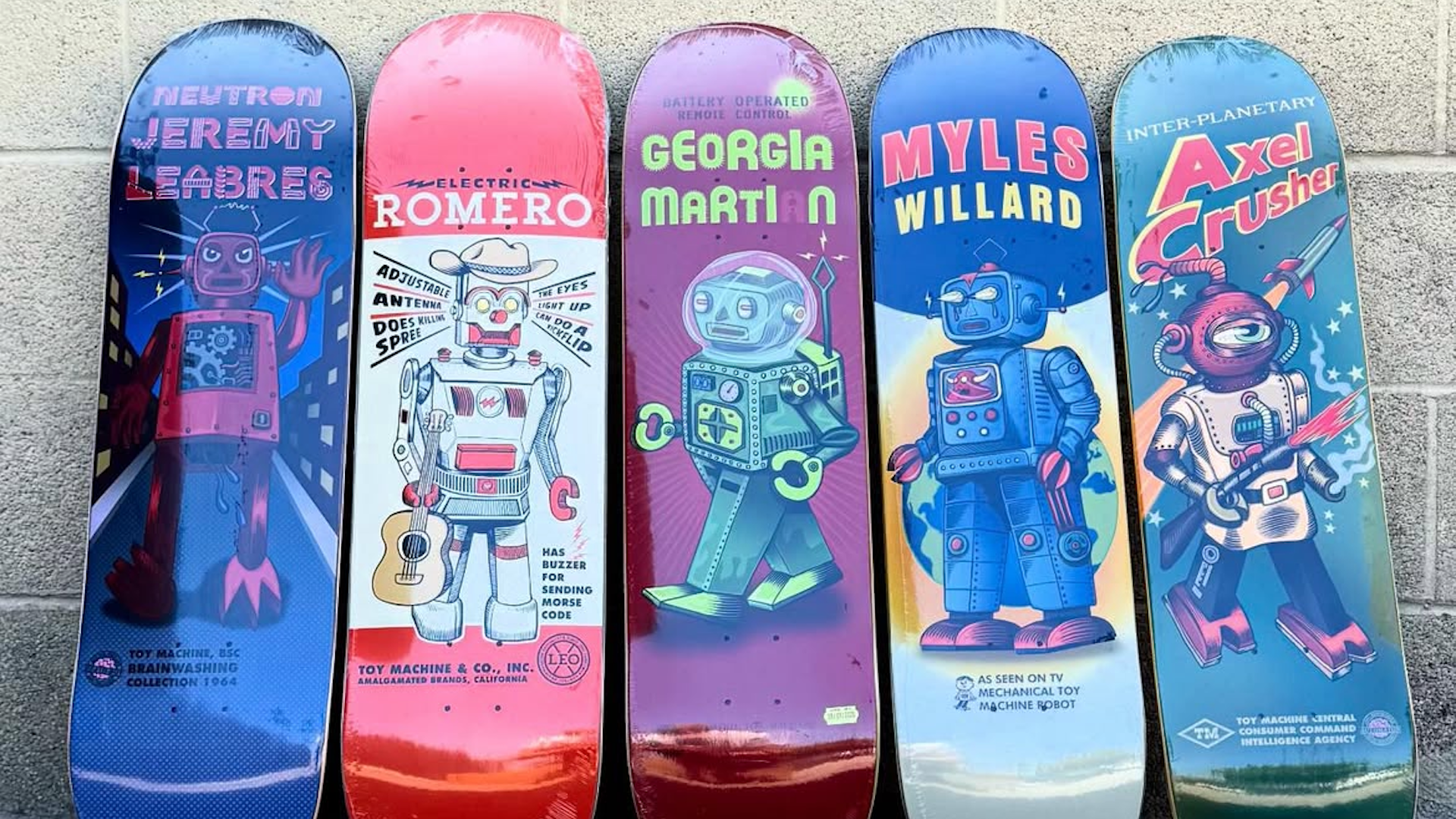 Toy Machine's New 'Robot' Series Is Wired For Destruction