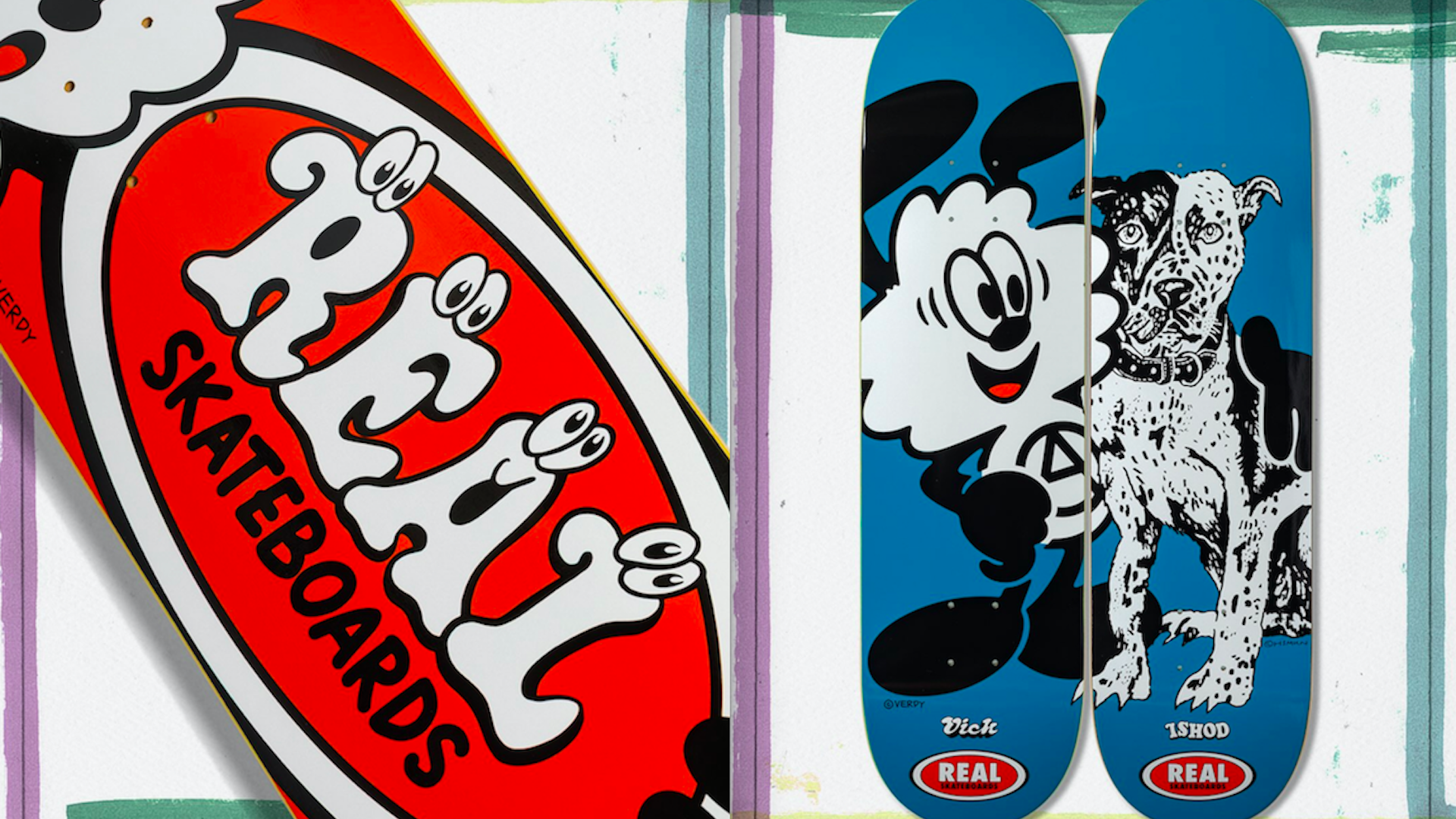 Real Skateboards x Ishod Wair Tap Verdy for Limited Skateshop Day