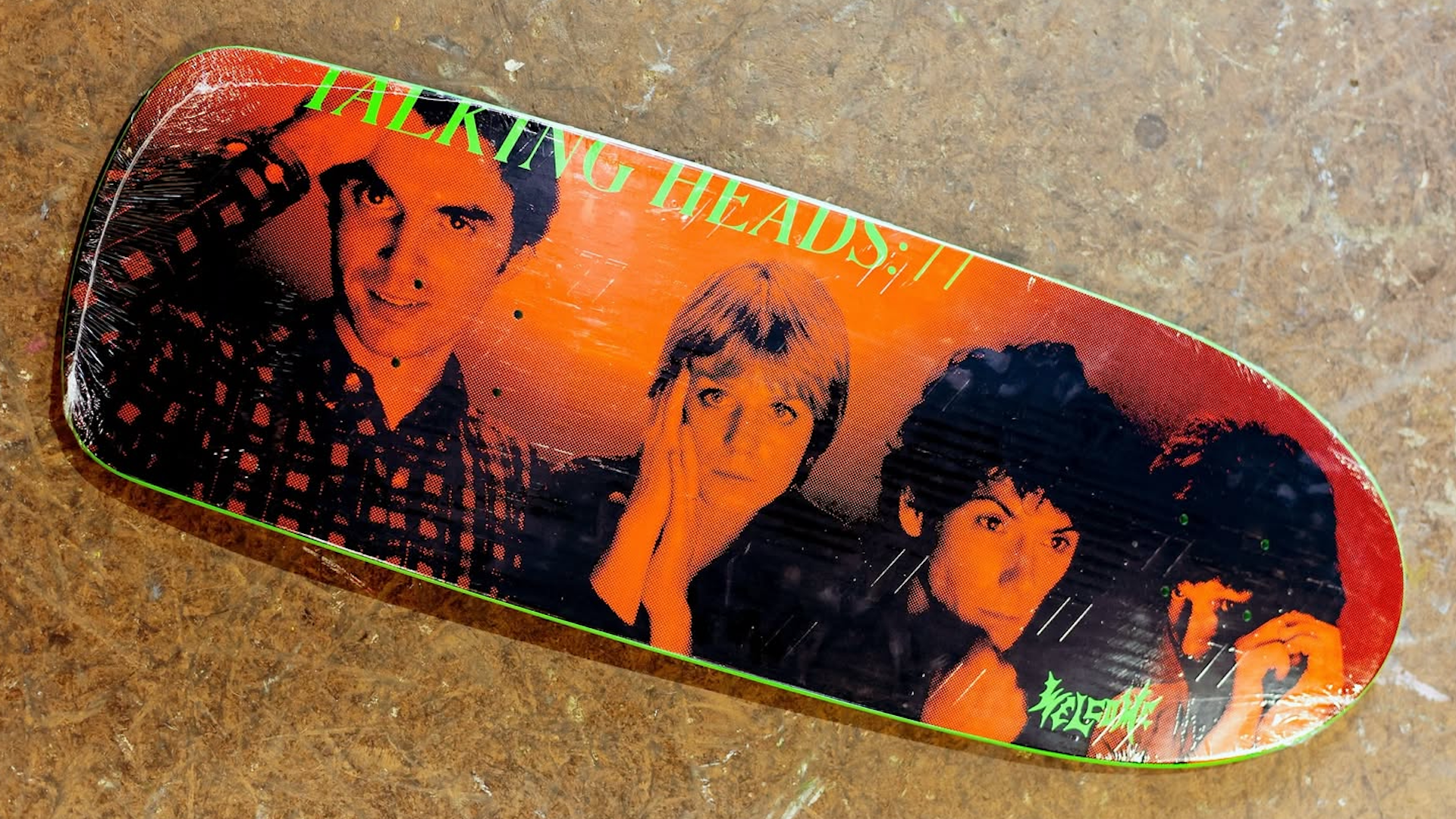 WELCOME SKATEBOARDS × TALKING HEADS コラボT Welcome Skateboards and Talking Heads Join Forces on