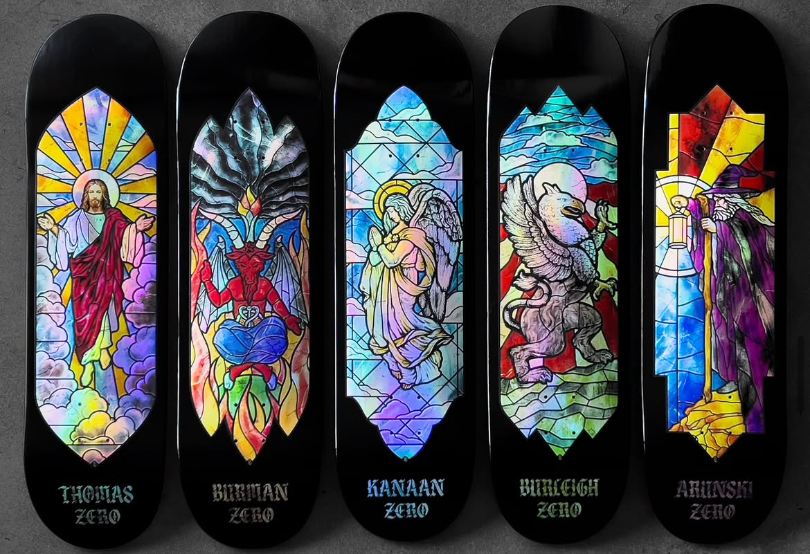 Zero Reimagines Classic 'Stained Glass' Board Series From 2002