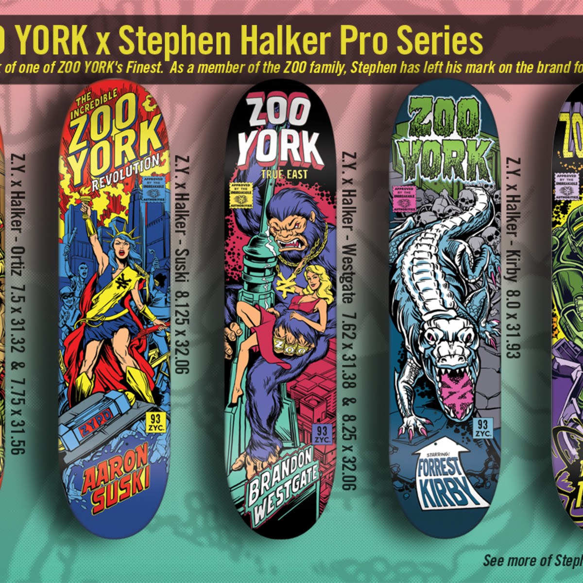 Zoo York x Stephen Halker Pro Series - Skateboarding
