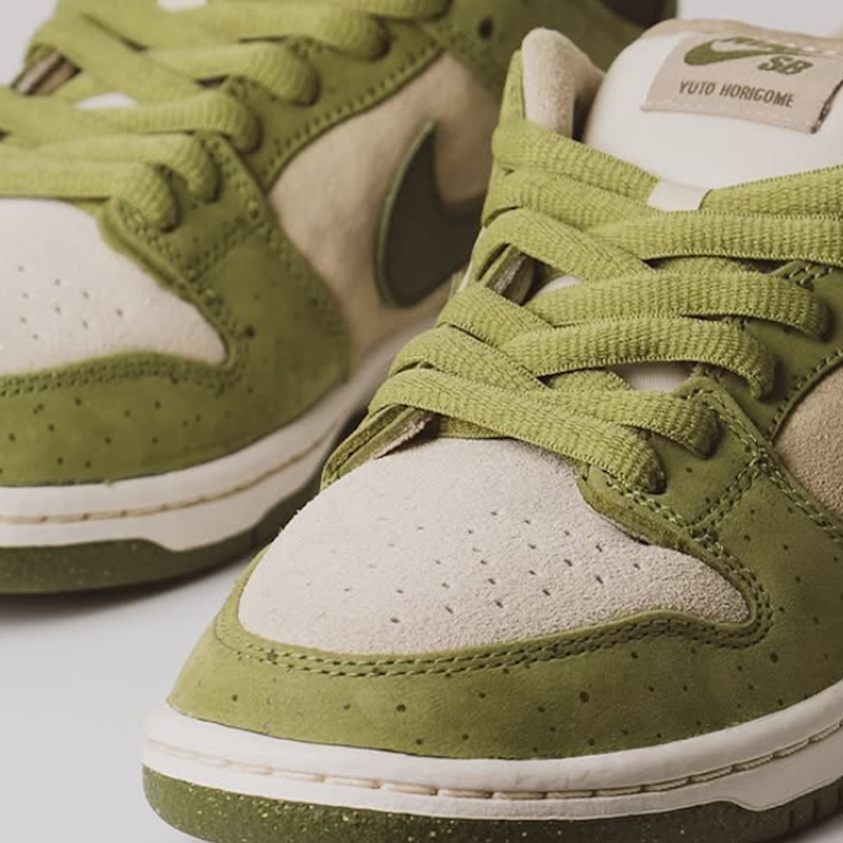 Yuto Horigome × Nike SB Dunk Low\"Matcha\" Yuto Horigome x Nike SB Dunk Low 'Matcha' SNKRS Release