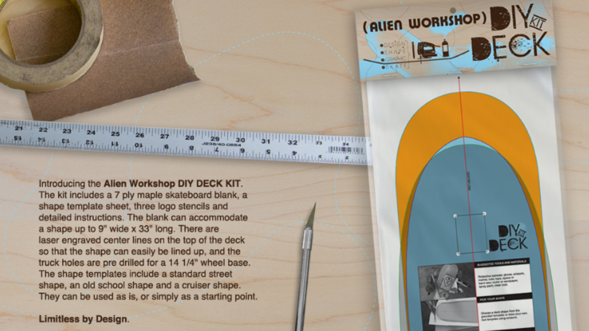 Alien Workshop DIY Deck Kit - Skateboarding