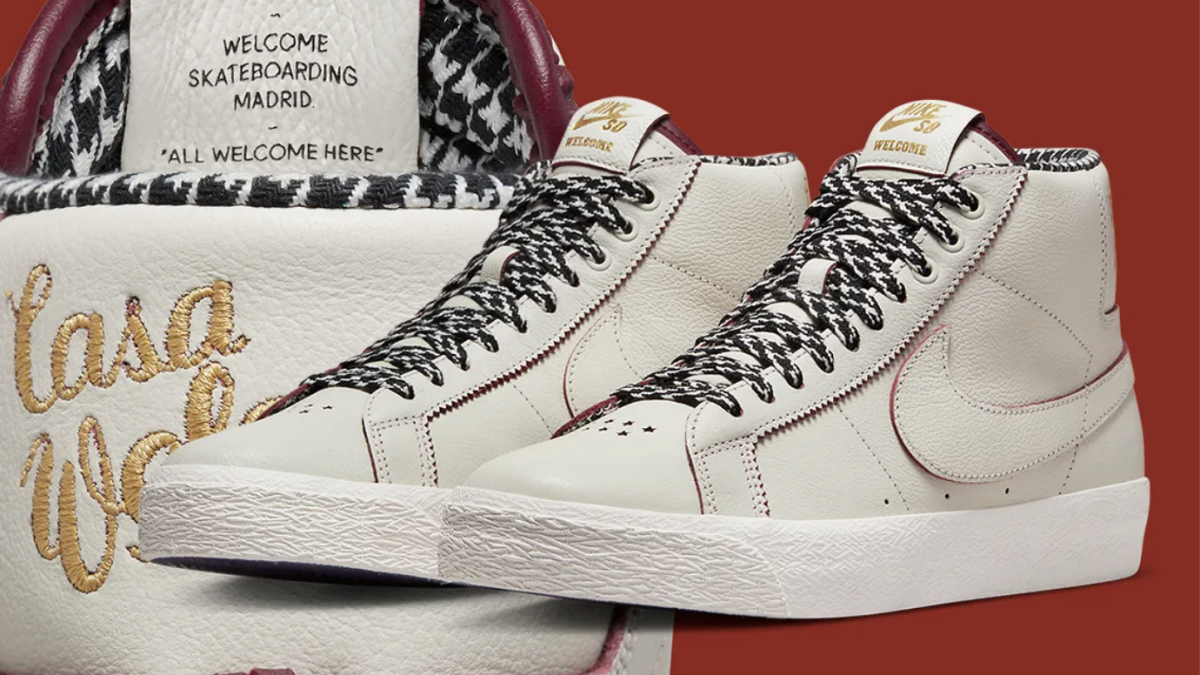 Welcome Skateboarding Madrid X Nike SB Blazer Mid Collab