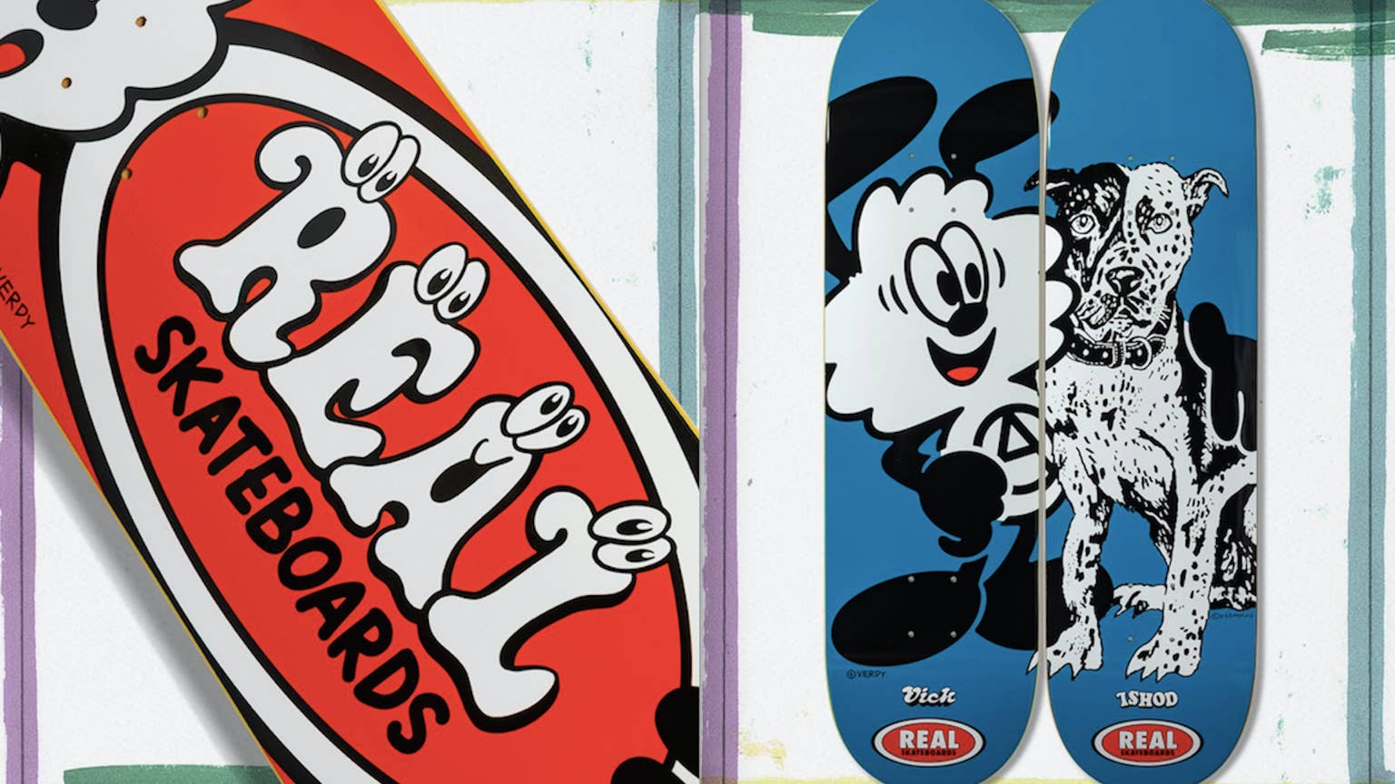 Real Skateboards x Ishod Wair Tap Verdy for Limited Skateshop Day