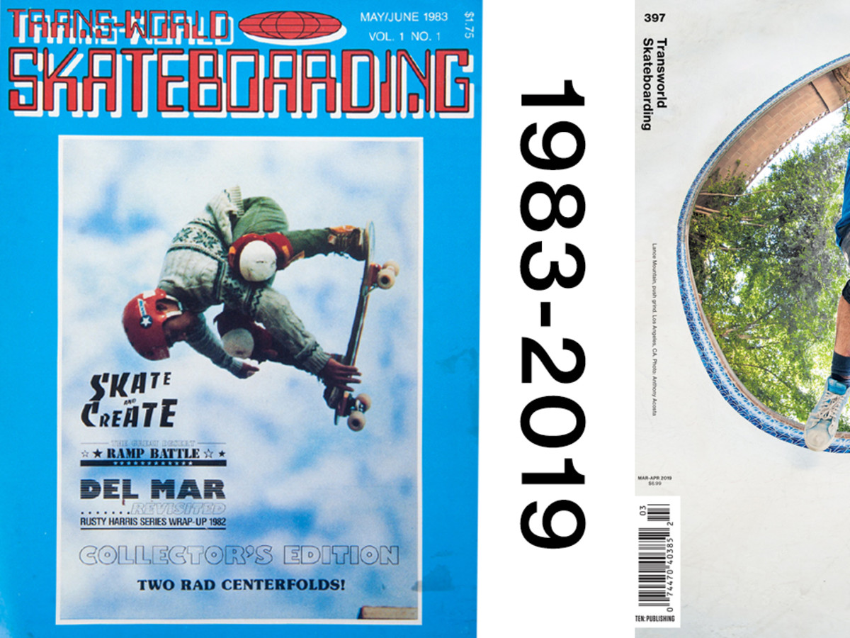 Transworld Skateboarding Covers 1983-2019 - Skateboarding