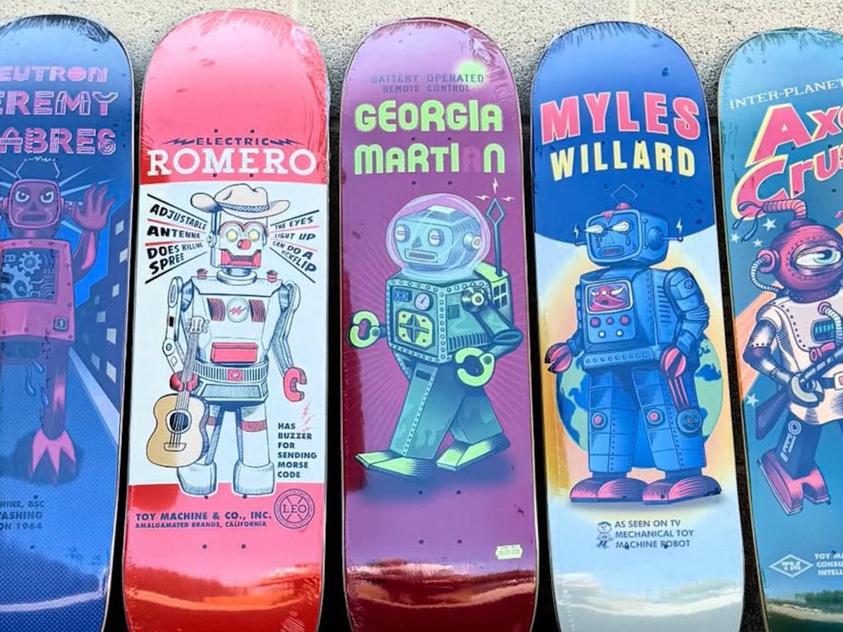 Toy Machine's New 'Robot' Series Is Wired For Destruction—Hitting