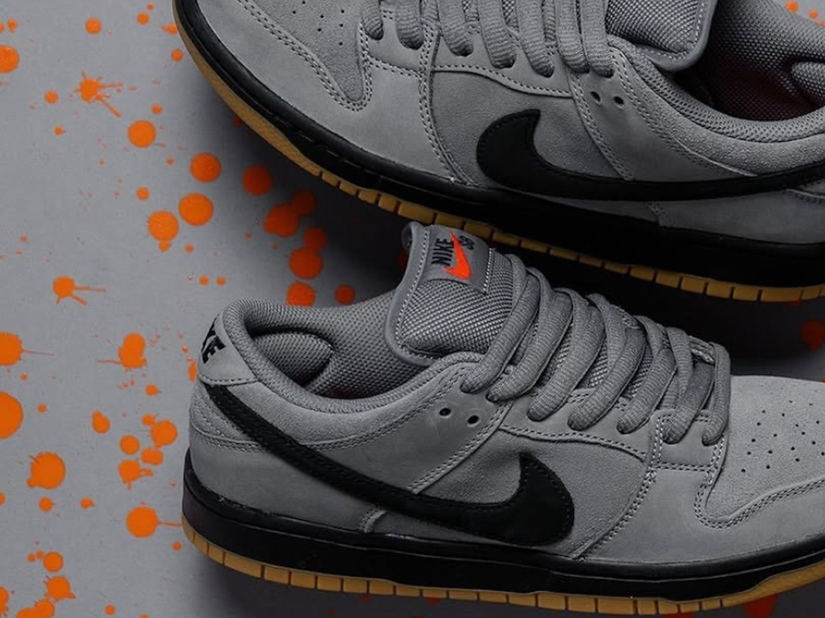 熊*ん様 Nike SB Dunk Low Orange Label \"Grey Nike SB Dunk Low Orange Label 
