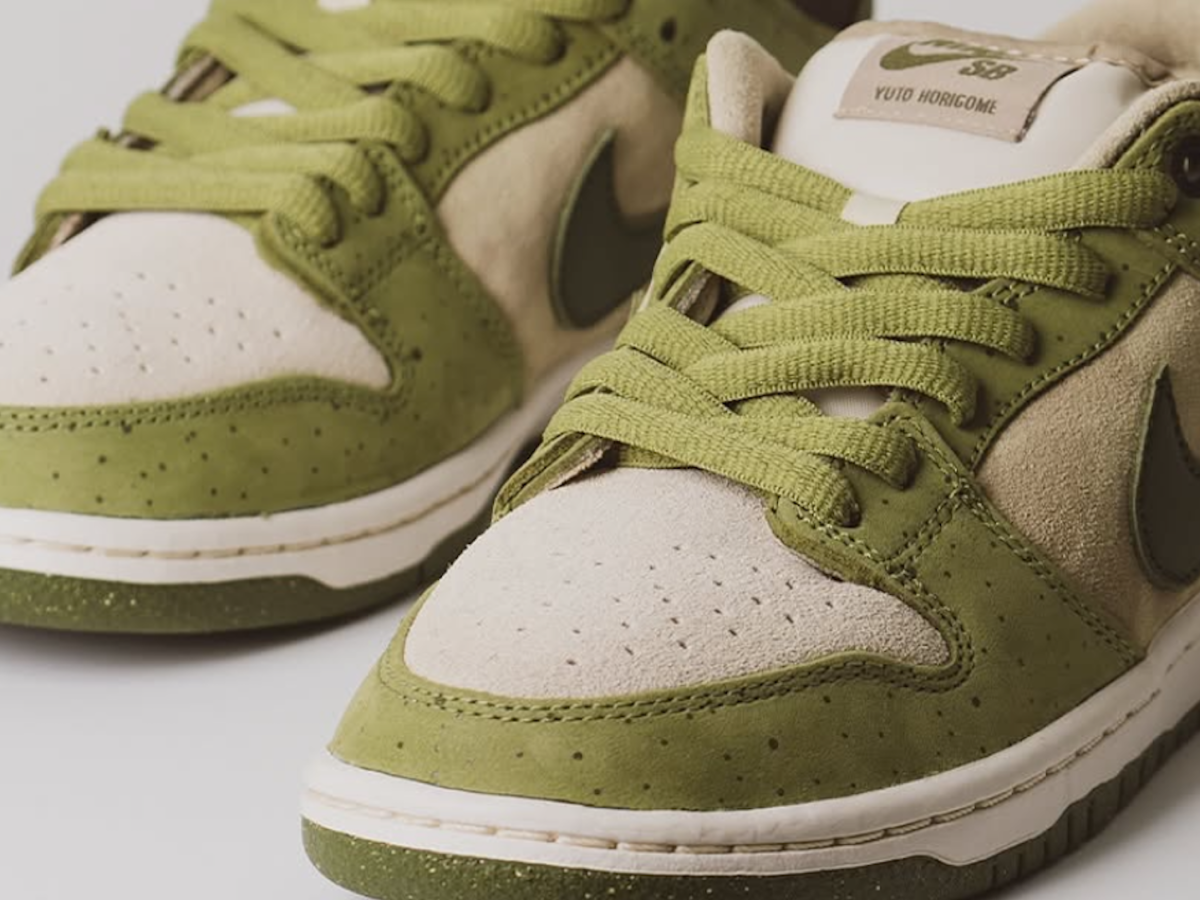 yuto horigome×Nike SB Matcha\"値下○ Yuto Horigome Nike SB Dunk Low Matcha HF8022-300