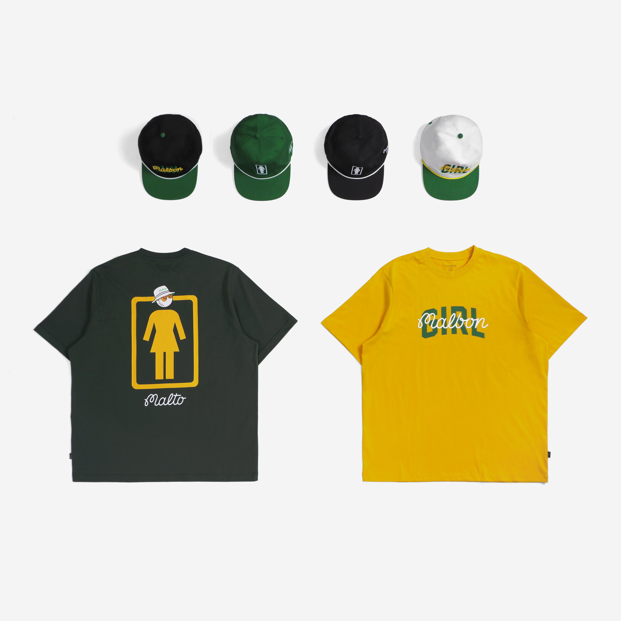 Malbon Girl skateboard ハーフジップジャケット マルボン Malbon Golf x Girl - Skateboarding