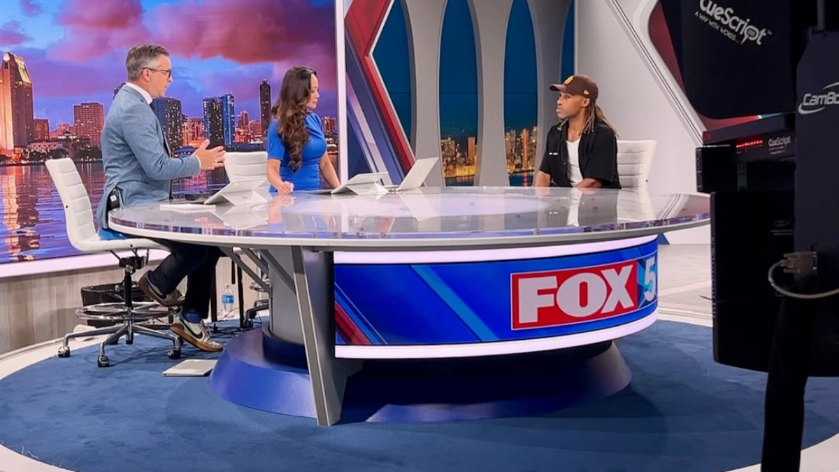 Brandon Turner Joins Fox 5 San Diego to Spread Fentanyl Awareness and Go Skateboarding Day Event
