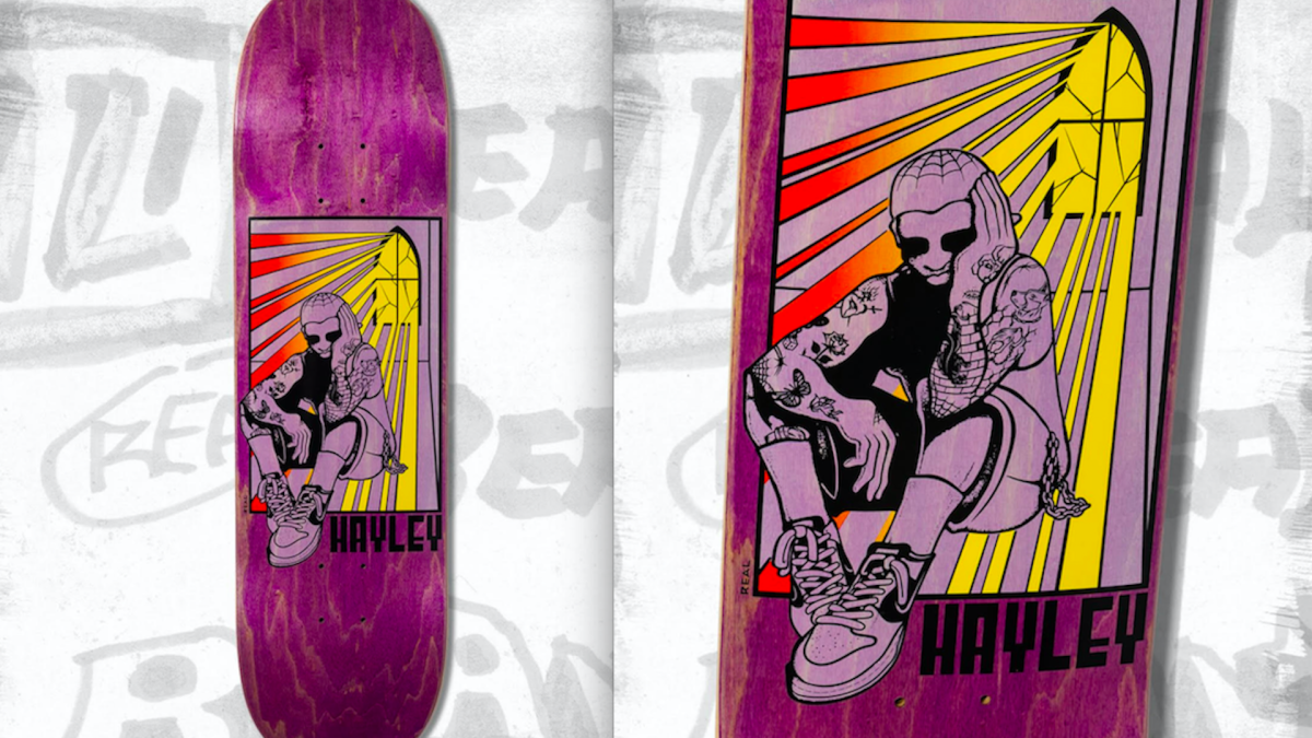 Hayley Wilson Reimagines Classic Matt Hensley Graphic for Real Skateboards