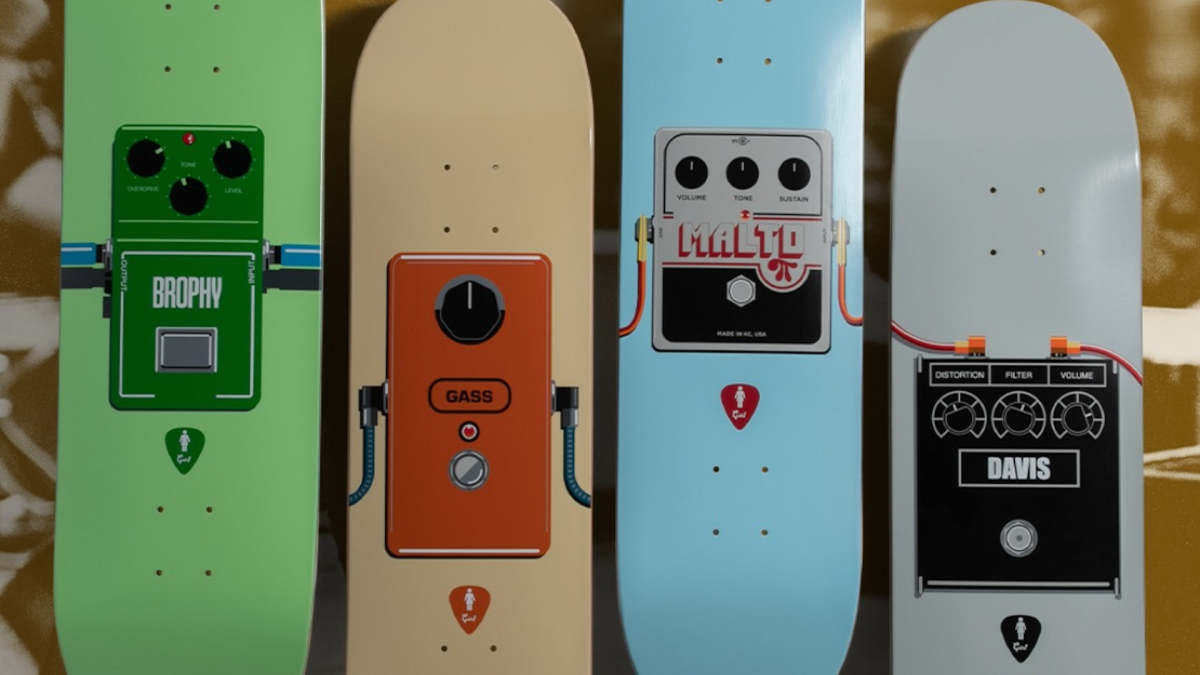 Girl Skateboards and Artist Tony Larson Drop Clean New 'Stomp' Series